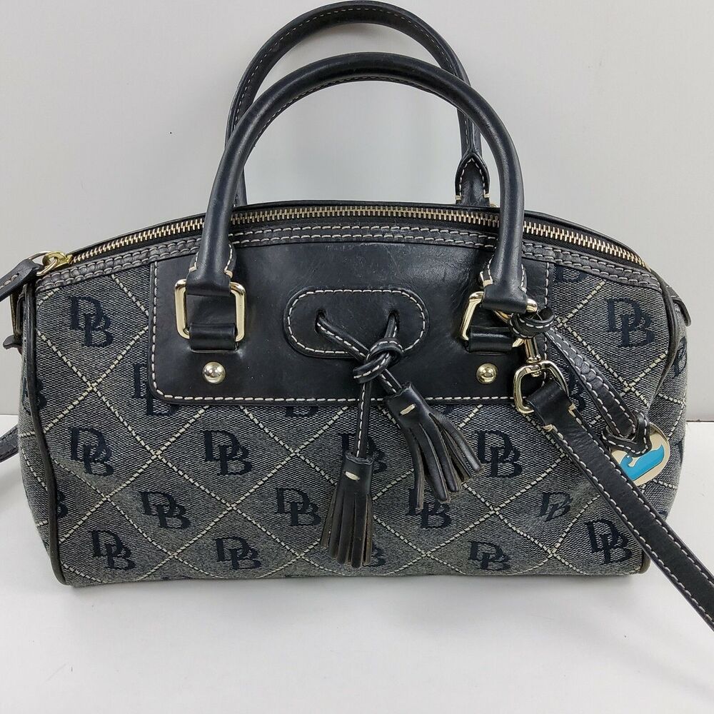 Dooney & Bourke Signature Convertible Satchel Handbag Purse